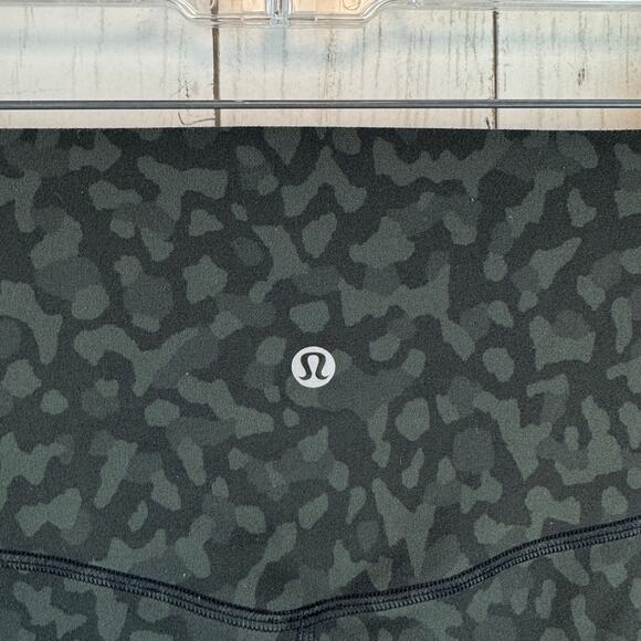 Lululemon Incognito Camo Multi Grey Align 7/8 Leggings Pant II 25" Nulu Size 6 - Picture 7 of 13